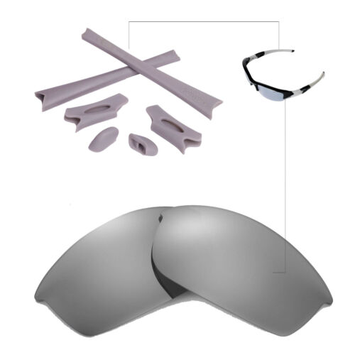WL lentilles de remplacement en titane polarisé et kit caoutchouc pour veste anti-chocs Oakley