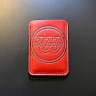 Wilson A2000 Leather Baseball  Card Holder (Red)