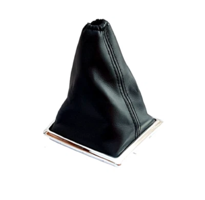 Cuffia cambio adatta per Ford Focus II (dall'anno 2004) pelle cromata - Immagine 1 di 4