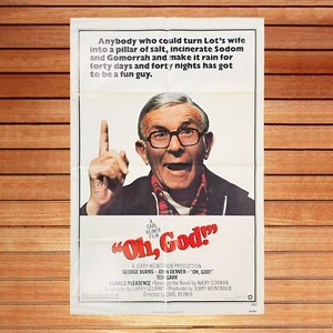 Oh Gott! Original US Poster 41 x 27 inch George Burns John Denver 1977 - Bild 1 von 6