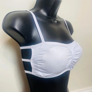 Youmita Bralette For Women, Free size, ( Fits Small - large ) White, PADDED, NEW - Picture 1 of 6