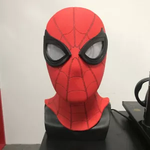 Spider-Man Lejos del Hogar Máscara Lentes 3D PVC Capucha Máscaras Spiderman Accesorios Cosplay - Imagen 1 de 5