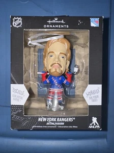 New York Rangers Artemi Panarin Bobblehead Hallmark Christmas Ornament New NHL - Picture 1 of 6