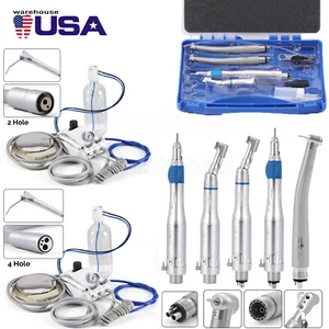 Dental Turbine Unit 3 Way Syringe Work &Air Compressor/High Low Speed Handpiece - Picture 1 of 61