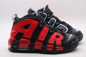NIKE AIR MORE UPTEMPO GS SCARPE DA GINNASTICA NERE DM0017-001 UNISEX BAMBINI RAGAZZE RAGAZZI UK3 - Foto 1 di 12