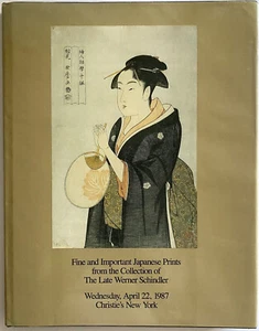 Christie's Fine & Important Japanese Prints of Werner Schindler 1987 HC Catalog - Picture 1 of 12