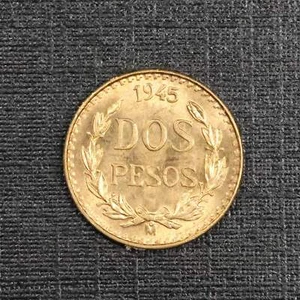 Goldmünze 2 Pesos Dos Pesos Mexiko 1945 - Bild 1 von 2