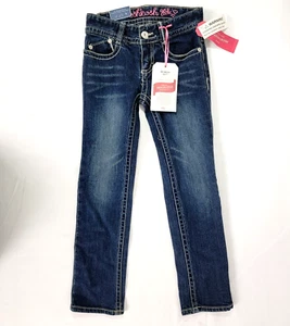 Osh Kosh B'Gosh blue jeans girls Size 6 Skinny Adjustable Waist NEW with tags - Picture 1 of 11