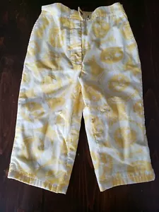 Lilly Pulitzer ~ Girls Yellow Sun and Lion Print Pants ~ Size 4T - Picture 1 of 8