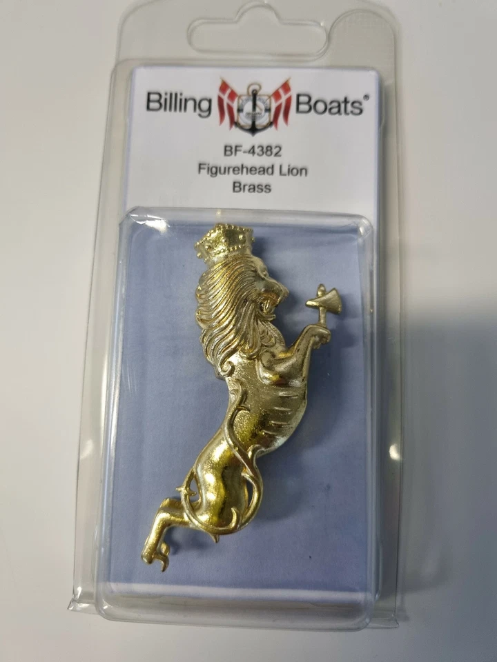 Billing Boats BF4382 - Brass Lion Shaped Polena 7Cm - Image 1 of 2