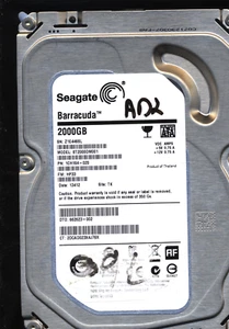 Seagate 2TB ST2000DM001 1CH164-020 SN Z1E FW HP33 100687658 Donor Drive - Picture 1 of 2