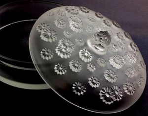 RARE LALIQUE "DEUX A DEUX" DAISY FLOWER CRYSTAL GLASS BIG BOX CIRCA 1938 - Picture 1 of 9