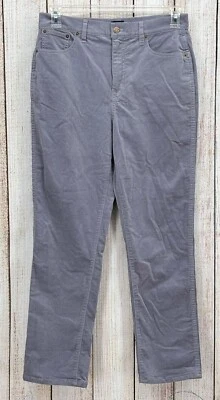 J. Crew женщин размер 29 классический винтажный вельветовые брюки серый прямой ноги новый с Ярлыками - Изображение 1 из 4