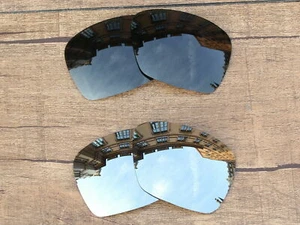 Vonxyz polarisierte Gläser für Oakley Kläger quadratisch OO4063 Gestell schwarz + silber - Bild 1 von 4