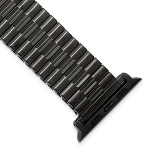 Gilden Compatible w/ Apple Watch 42/44/45mm Mens Long Gray Expansion Watch Band - Picture 1 of 3