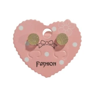 Aretes de bola Lucita amarillos facetados de 8 mm para mujeres niñas joyería de moda - Imagen 1 de 2