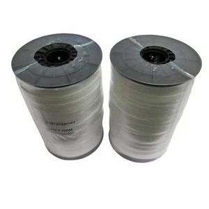 Elektrischer Zaunband Polyzaun 12 mm x 200 m x 2 (elektrifiziertes Polyband weiß) - Bild 1 von 12