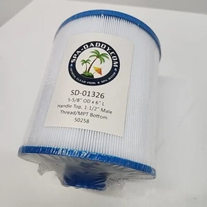 Spa-Daddy.com SD-01326 Spa Filterpatrone Durchmesser 5-5/8” Länge 6”. - Bild 1 von 7