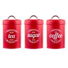 Wrought Iron Tin Jar Candy Sugar Box Can Coffee Container for Case Home
