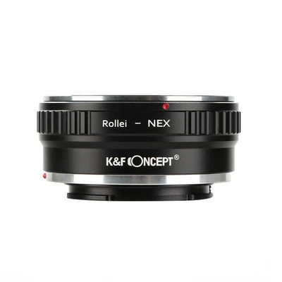 K&F Concept Manual Lens Adapter for Rollei QBM Lens to Sony E NEX Cameras Body - Image 1 of 4
