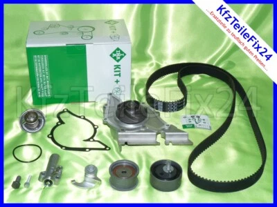 INA Zahnriemen Satz Kit + Wasserpumpe Thermostat AUDI A4 A6 A8 VW PASSAT 2.4 2.8 - Bild 1 von 2