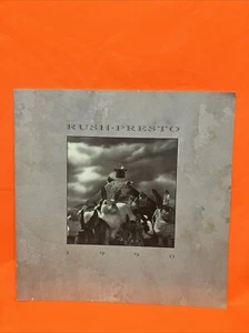 Rush 1990 Presto Concert Tour Program Geddy Lee Alex Lifeson Neil Peart - Picture 1 of 9