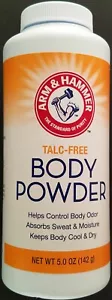 Arm & Hammer Body Powder Cornstarch Talc-Free Absorbs Wetness 5 Oz - Picture 1 of 2