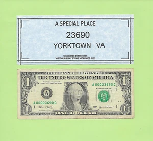 ZIP CODE '23690' .. YORKTOWN, VIRGINIA ... 2003 $1 A 000 23690 C .... 23690 - Picture 1 of 1