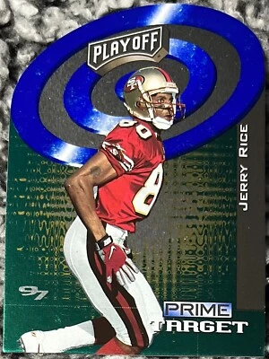 1997 PLAYOFF/PRIME TARGET #3 49ERS JERRY RICE - Image 1 of 2