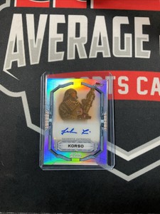 2022 Topps Finest Star Wars Refractor Auto Korso FA-JT John Tui 💫