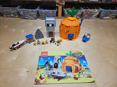 LEGO 3827 Spongebob Adventures in Bikini Bottom 100% COMPLETE w/Minifigs & Book - Image 1 of 4