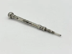 Small Antique Victorian Sterling Silver Propelling / rectractable Pencil - Picture 1 of 13