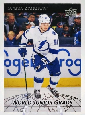 2022-23 Upper Deck Series 2 MIKHAIL SERGACHEV #WG-7  World Junior Grads  MINT! - Image 1 of 2