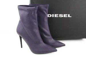 DIESEL D-Yucca AB Womens Heels EU40 Purple Coated Kitted Heeled RRP€300 - Picture 1 of 11