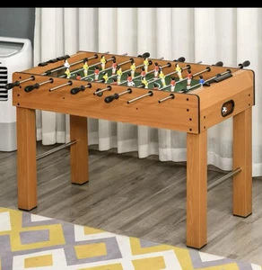 Calcio Balilla HOMCOM 122X61X80.7CM Professionale in legno con 8 barre e 2 palle - Foto 1 di 6