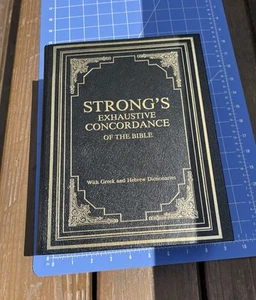 STRONG's EXHAUSTIVE CONCORDANCE OF THE BIBLE GREEK HEBREW DICTIONARY Book VTG - Picture 1 of 15