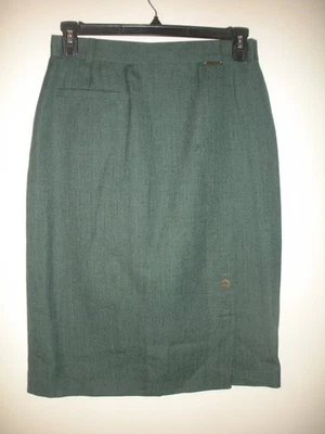 NWOT Vintage GEIGER AUSTRIA Linen Wool Midi Skirt Size 42 - Image 1 of 4