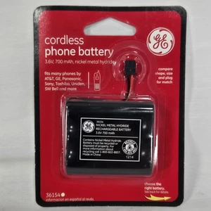 Batería GE 3.6V 700mAh para teléfono inalámbrico BT-1006 BT-800 BT-904 36154 - Imagen 1 de 6