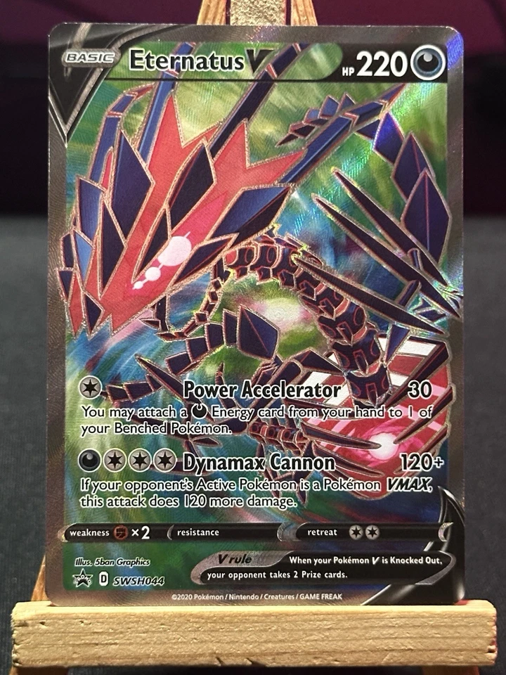 Eternatus V SWSH044 SWSH: Sword & Shield Promo Cards Holo - Image 1 of 2