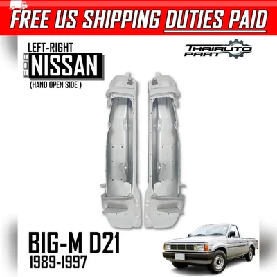 Par de abridores laterales superiores de esquina de carrocería trasera para Nissan Navara D21 1989-97 Foto 1 de 4