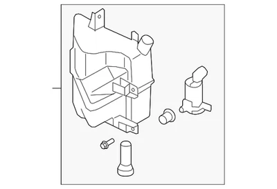 Genuine Nissan 2009-2012 Nissan 370Z - Washer Reservoir 28910-1EA0A - Image 1 of 2