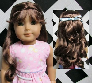 Peluca Muñeca Monique Talla 12/13 "Lexy" en Marrón Castaño - Imagen 1 de 2