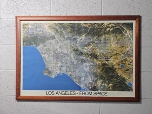 Vintage Los Angeles From Space 1987 Spaceshots Earth Observation Satellite Frame - Picture 1 of 16