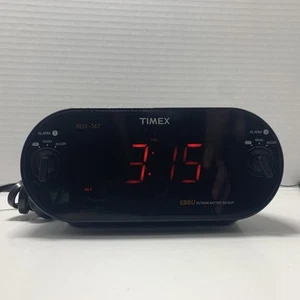 Timex T715 Dual Alarm Clock Radio AM/FM Large Display Redi-Set XBBU Tested Works - Picture 1 of 5
