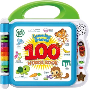 601503 Learning Friends 100 Words Baby Book Educational and Interactive Bilingua - Picture 1 of 11