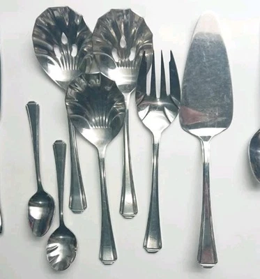 Retroneu Ascot Flatware Lot 7 Pc - Image 1 of 3