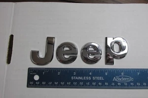 Factory 2007-2010 Jeep Wrangler Chrome color emblem Free Shipping - Picture 1 of 4