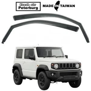 for SUZUKI JIMNY 4TH GEN 2019- IN-CHANNEL RAIN GUARDSWIND DEFLECTOR 2PCS - Picture 1 of 9