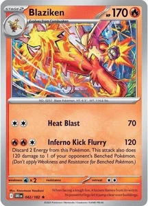 Blaziken - 042/182 - Destined Rivals - Pokemon TCG - LP - Holo Raro - Imagen 1 de 1