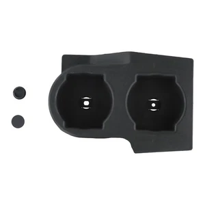 For Nissan For Patrol Y60 Front Console Dual Cup Holder Insert 1989 1998 Black - Picture 1 of 8